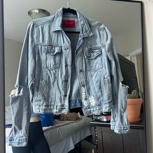 Signature8 Ripped Denim Jacket